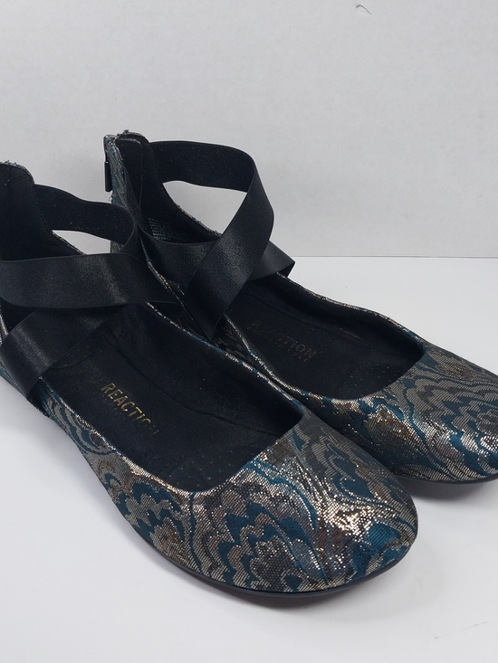 Kenneth Cole Reaction Shoes - Kenneth Cole Reaction Women’s Pro Time Ballet Flats Size 9.5 M Elastic Straps